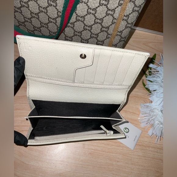 ✅ AUTHENTIC GUCCI SHERRYLINE TOTE+LONG WALLET - Picture 11 of 13
